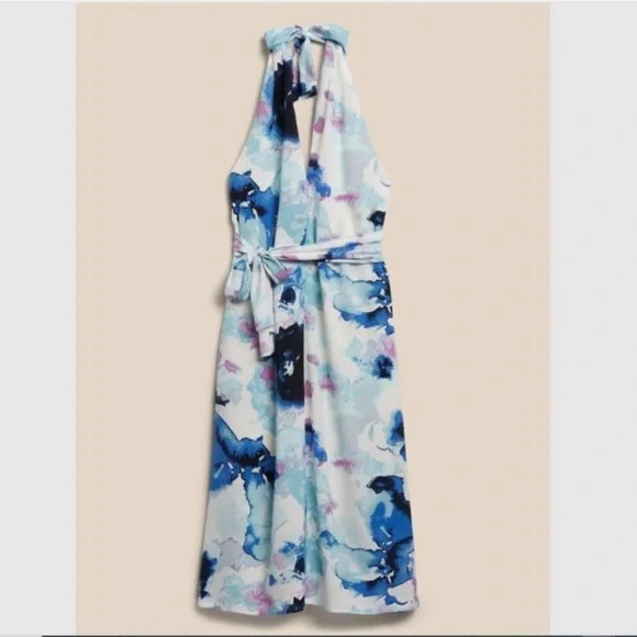 NWT Banana Republic Halter Dress - Picture 3 of 9